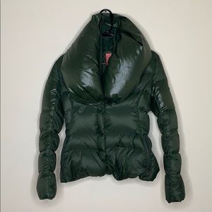 SAKS FIFTH AVENUE GREEN BOMBER JACKET